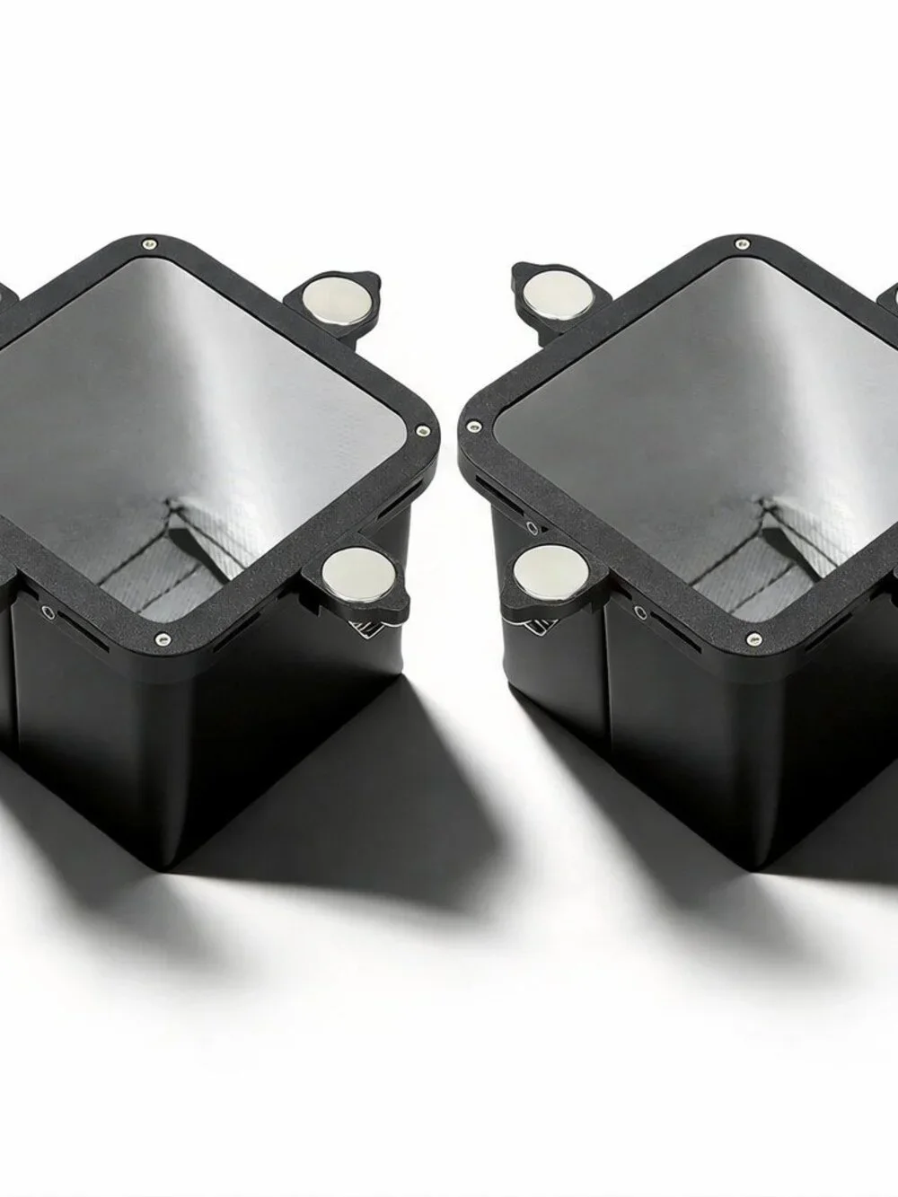 2 Small Magnetic Metal Shaving Catcher, Adjustable Electrical Dirt Bag 4 Movable